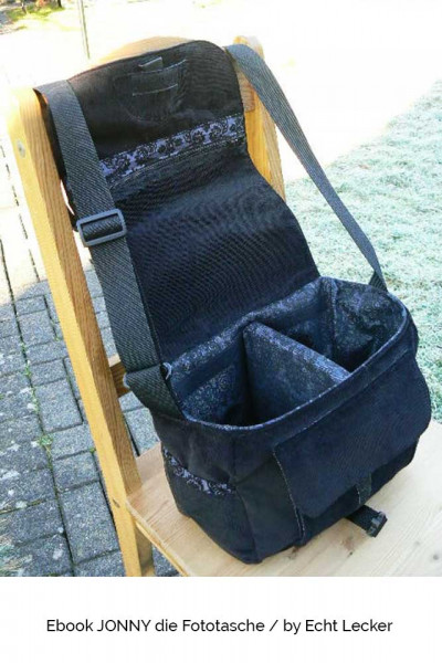 Nähanleitung Kameratasche Jonny von Echt Lecker