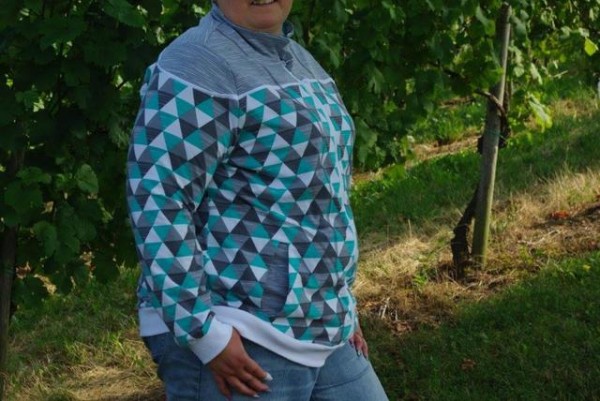 Big Lady Sky, Sweatjacke, Schnittmuster