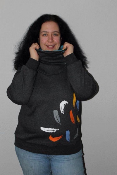 Big Lady Serena, Damenhoodie, Schnittmuster