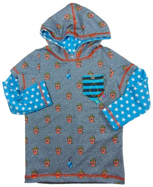 XATER, Skatershirt, Schnittmuster