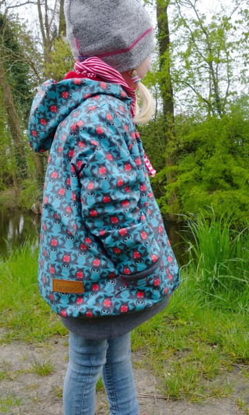 Nähanleitung Windbreaker Xanthos für Kids aus beschichteter Baumwolle