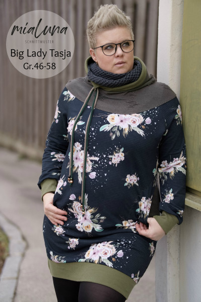 Big Lady Tasja, Hoodie und Kleid, Schnittmuster