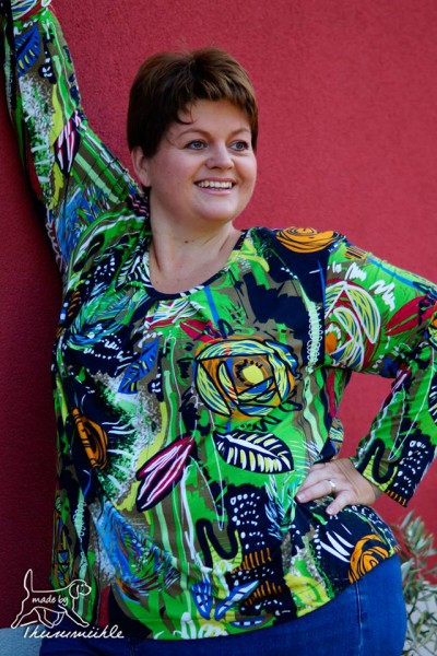 Big Lady Leana, Plus-Size-Damenshirt, Schnittmuster