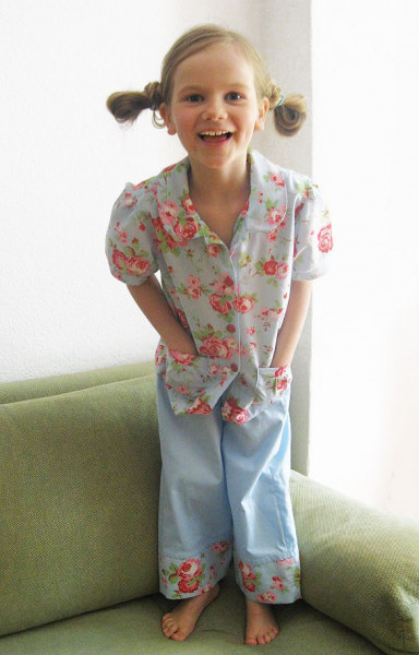 GuteNacht, Kinderpyjama, Schnittmuster