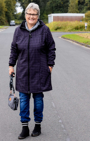 Schnittmuster Plus Size Softshell Damenmantel