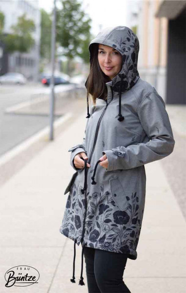 Damen-Softshelljacke Lady Cardiz von mialuna - Schnittmuster mit Nähanleitung