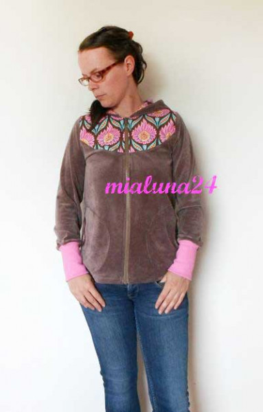 Lady Bella, Sweatjacke, Schnittmuster