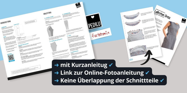 Papierschnittmuster LaBreton Kollektion von pedilu