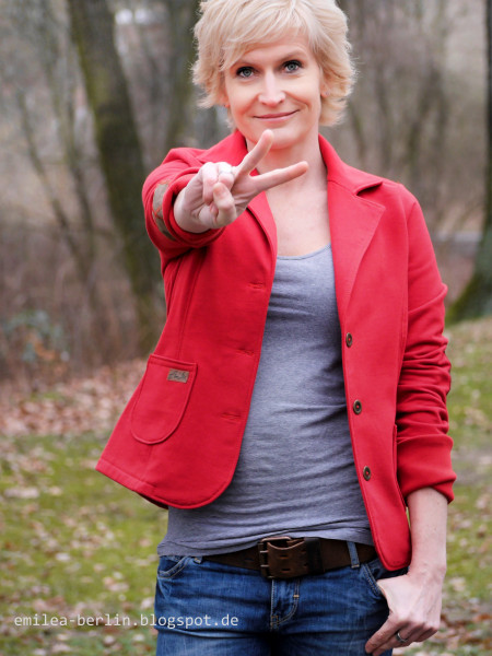 Lady Grace, Sweatblazer, Schnittmuster