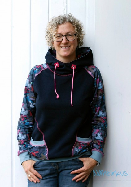Paula, Damen Raglanjacke/Sweatshirt Damen, Schnittmuster