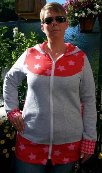 Lady Bella, Sweatjacke, Schnittmuster