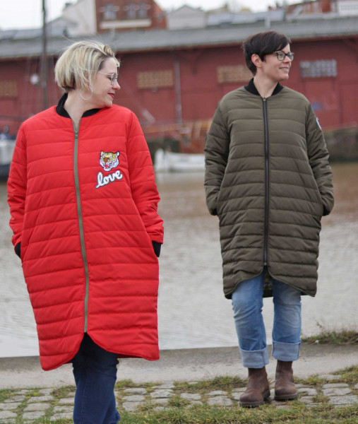 Schnittmuster Oversize Longjacke für Damen Lady Urban mialuna