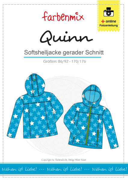 Softshelljacke Schnittmuster "Quinn"