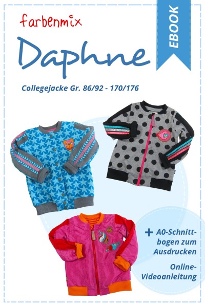 Collegejacke "Daphne" aus Sweat von farbenmix als Ebook