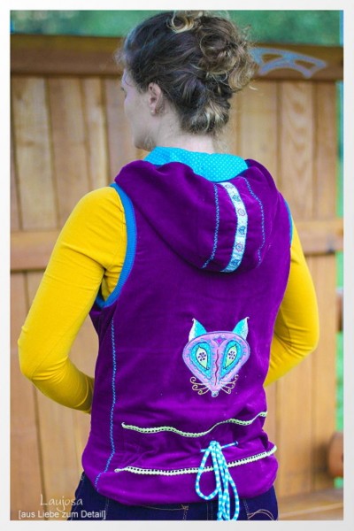 FrauVIKTORIA, Damenweste, Schnittmuster