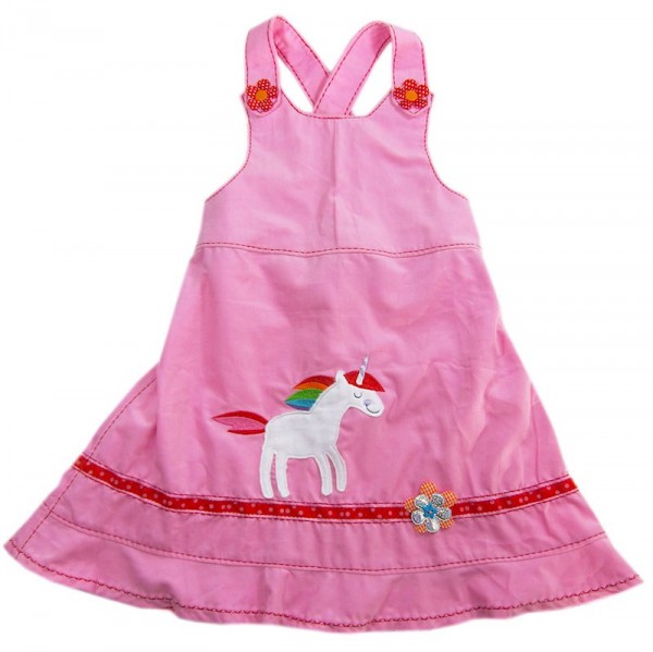 Designbeispiel Schnittmuster Trägerkleid Geske für Mädchen Gr. 86/92-146/152