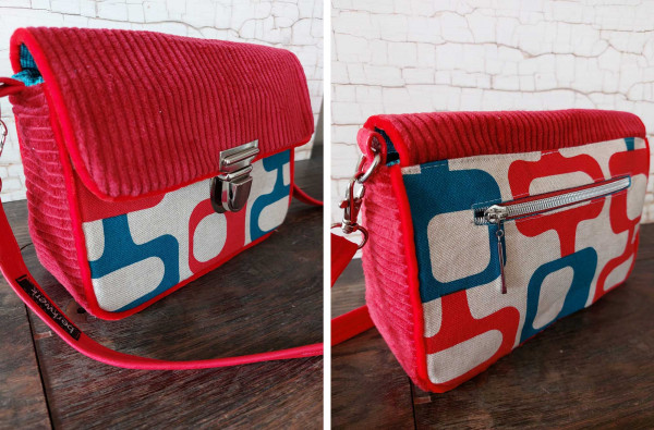 Umhängetasche Idde Schnittmuster Ebook von Puschenhexe