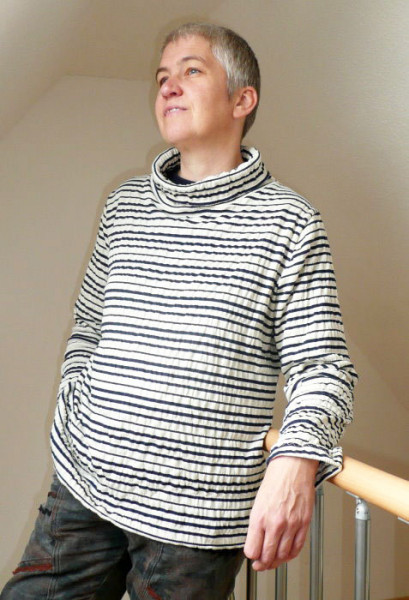 Wangerooge, Schnittmuster, Rollkragenpullover für Damen