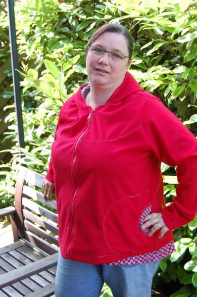 Big Lady Bella, Plus-Size-Sweatjacke, Schnittmuster