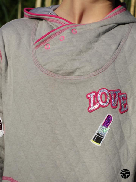 Serena, Kinder-Hoodie, Schnittmuster