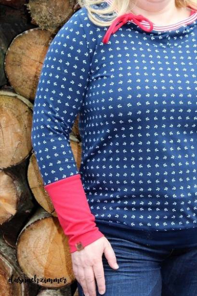 Big Lady Rose, Plus-Size-Damenshirt, Schnittmuster