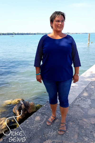 Plus-Size-Raglanshirt Big Lady Mary Gr. 48-56 mit Fotoanleitung