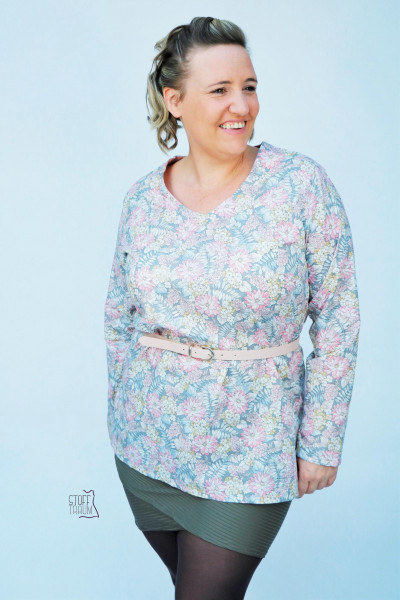 Blusenshirt, Schnittmuster-Konzept