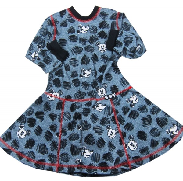 Nähanleitung Kinder-Sweatkleid "Henrika" Gr. 98-140