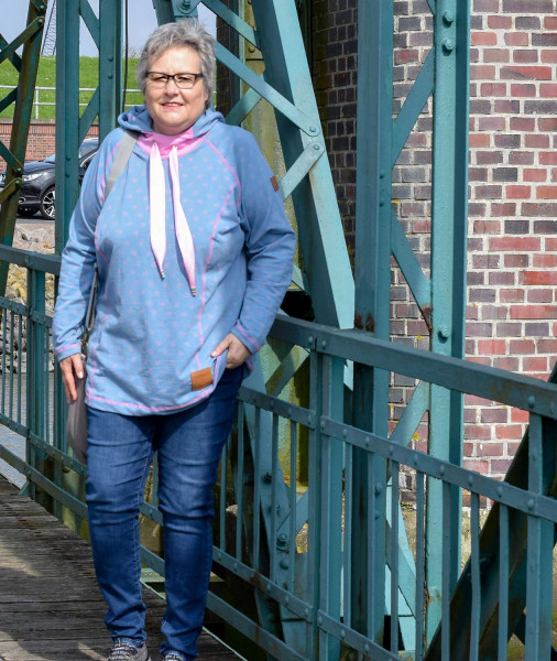 Big Lady Comet, Plus-Size-Hoodie, Schnittmuster