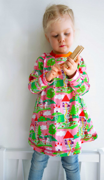 Svenja Tunikashirt für Mädchen Schnittmuster mit Fotoanleitung