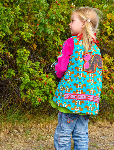 FRIA, Wendeweste, Schnittmuster