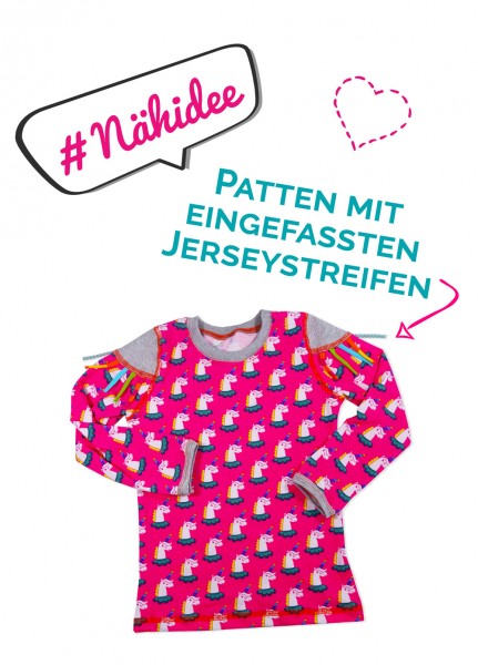 Kinder Langarmshirt Nähanleitung farbenmix