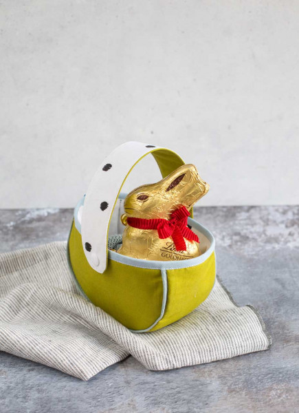 Osterkörbchen aus Stoff nähen