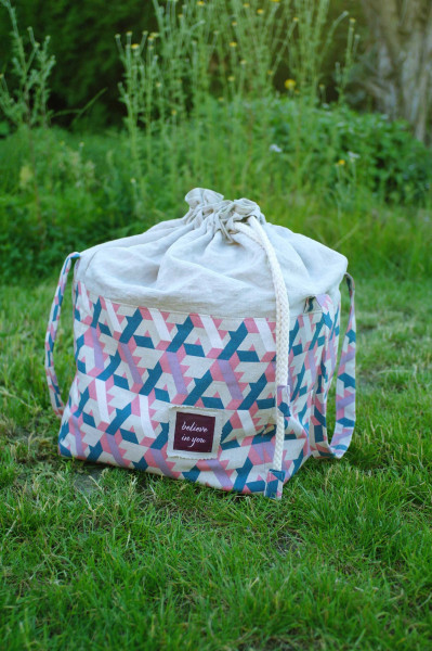 Große Beuteltasche "Multitalent" Ebook Nähanleitung mit Schnittmuster zum Downloaden