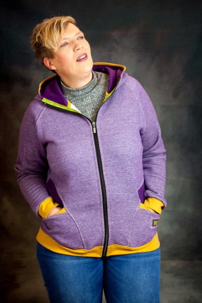 Paula XL, Plus-Size-Raglanjacke, Schnittmuster