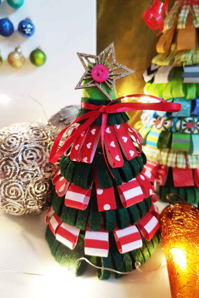 Weihnachtsbaum Deko Kostenlose Bastelanleitung von farbenmix