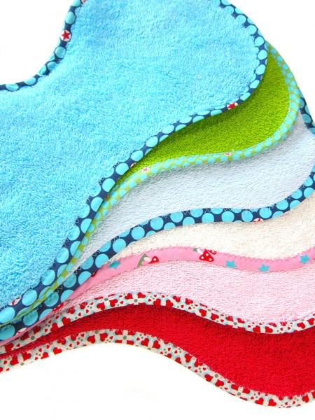 Zwergenverpackung Baby-Spucktuch aus Frottee nähen