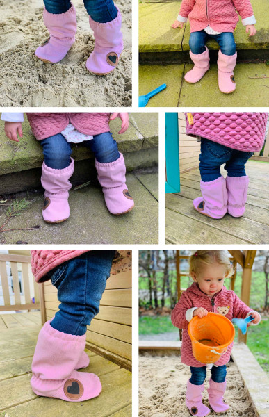 Füßlinge Krabbelstiefel Überzieher - Download-Digital-Schnittmuster