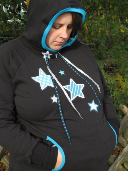 Big Lady Comet, Plus-Size-Hoodie, Schnittmuster
