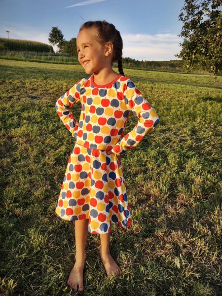 Apfel Retrokleid aus Jersey nähen