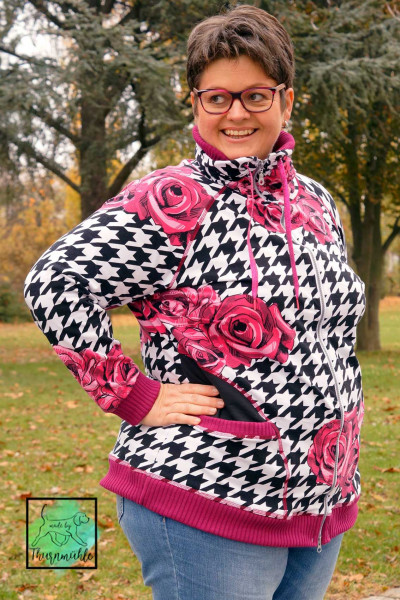 Paula XL, Plus-Size-Raglanjacke, Schnittmuster