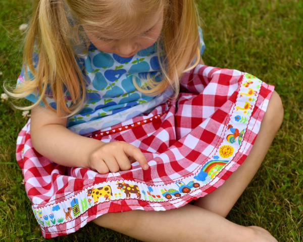 Kinderrock retro Schnittmuster