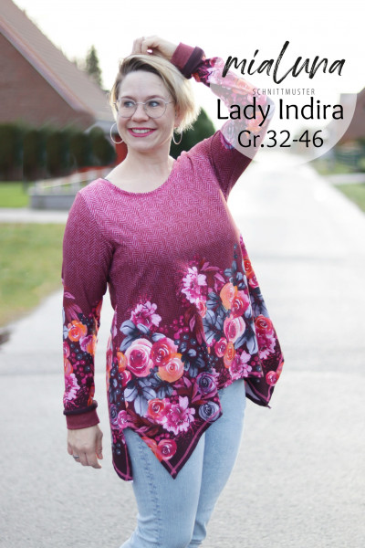 Lady Indira, Zipfelshirt, Schnittmuster