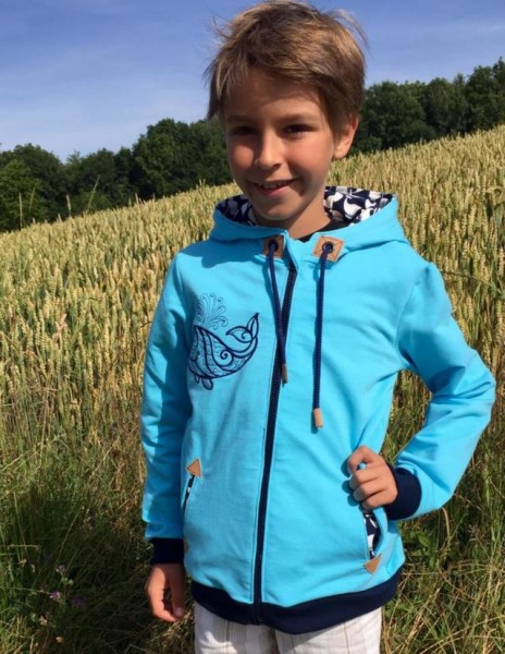 Sky, Sweatjacke für Kids, Schnittmuster-AKTION