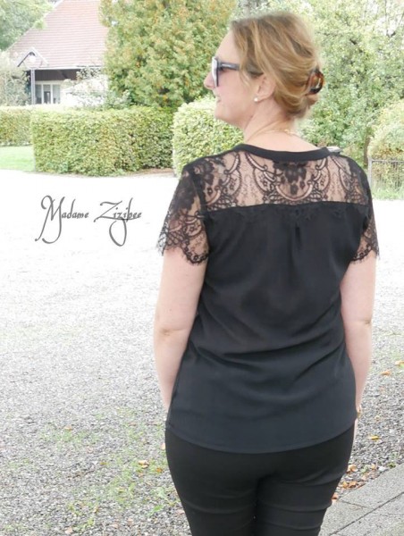 Lady Cassidy, Damentunika aus Webware, Schnittmuster