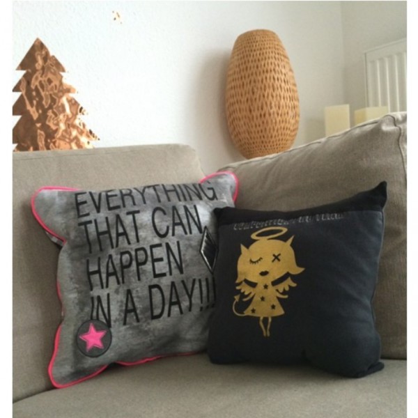 Jersey-Kuschelkissen, Kreativ-Ebook als Geschenk