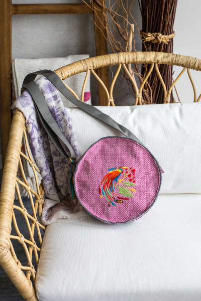 Ebook Schnittmuster runde Handtasche mit umlaufenden Taschengurt