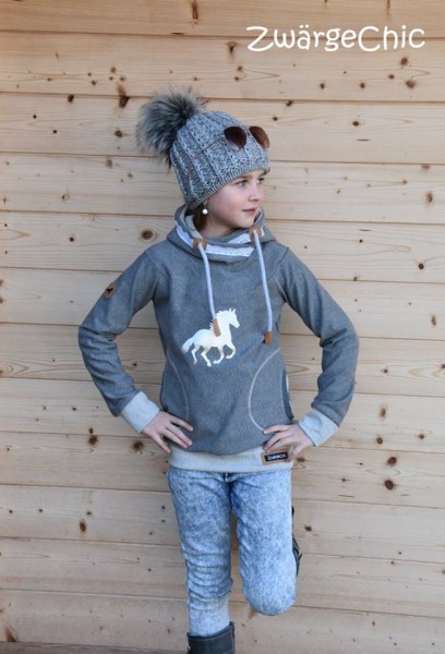 Tasja, Hoodie und Sweatkleid, Schnittmuster