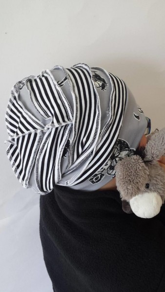 Mia's Tullelue, Beanie für Kinder mit Downsyndrom, Schnittmuster