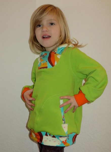 Serena, Kinder-Hoodie, Schnittmuster